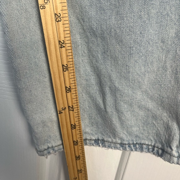 Pistola Bobbie Crossover Jean Size 25 Hi Rise Straight Distressed Rennie Blue - Picture 11 of 15